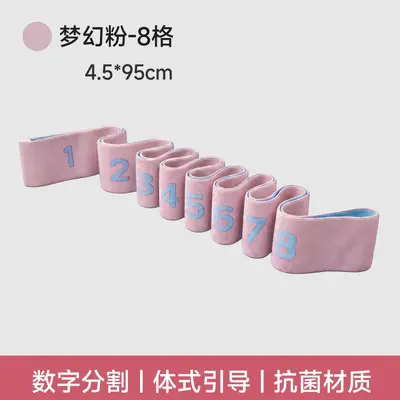 Elastik stretchband, yoga ve fitness, çok segmentli - 8