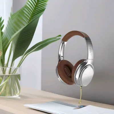 Kablosuz Bluetooth kulaklık VJ901 retro Maillard tarzı başa takılan takılabilir kart takılabilir katlanabilir gürültü azaltma kulaklık fabrikası