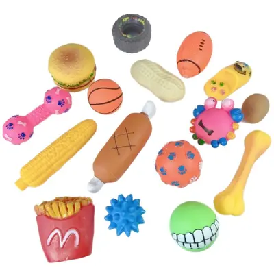 Squeaky Dog Chew Toy for Teeth Cleaning, Durable, Small and Large Breeds - 6
