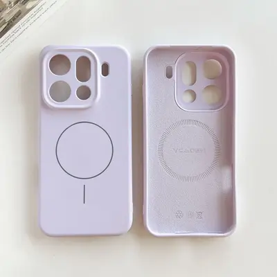 Liquid Silicone Phone Case for OPPO FindX10 with Thin Magnetic Ring - 12
