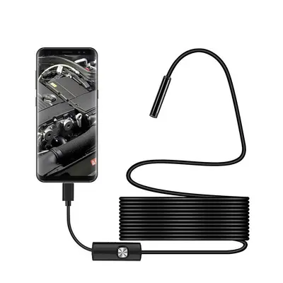 Tip-C5.5/7mm doğrudan bağlantı Android cep telefonu endoskop kamera oto tamir borusu görsel su geçirmez prob