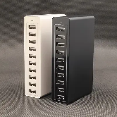 Fabrika çıkışlı satış 100W cep telefonu 10 USB çoklu bağlantı noktalı şarj cihazı toptan çok fonksiyonlu çoklu delikli seyahat şarj cihazı hızlı şarj adaptörü