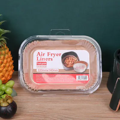New food grade fryer paper cooking barbecue oil-resistant paper home air fryer oven silicone paper wholesale - 5