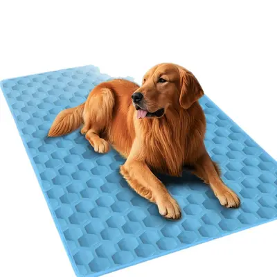 Haustier-Kühlmatte, Eisseiden-Kühlkissen für Katzen und Hunde