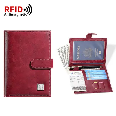 Reisepass-Geldbörse mit RFID-Schutz für Reisekarten - 10