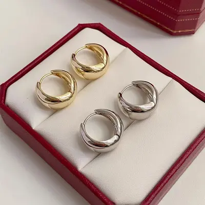 Seiko water drop ring ear studs, fashion design - 3