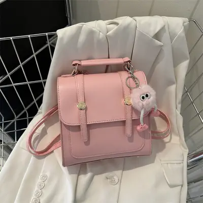 Kadın preppy tarzı sırt çantası, günlük, küçük