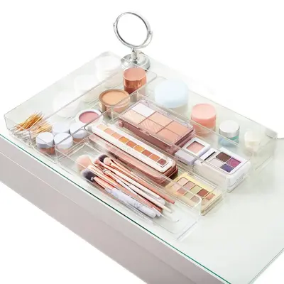 Multi-functional storage box, stationery, cosmetics, desktop organizer, drawer