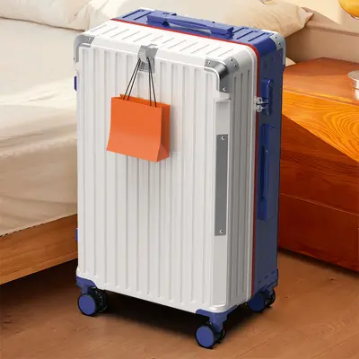 Kelosi 20-Inch Aluminum Frame Suitcase with Combination Lock - 6