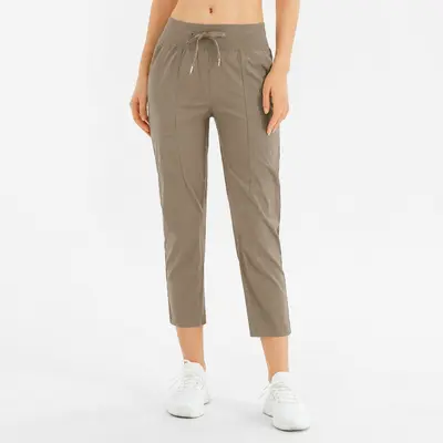 Women's Spring Summer Harem Sports Pants, Thin, Quick-Dry, Cropped Length - 11