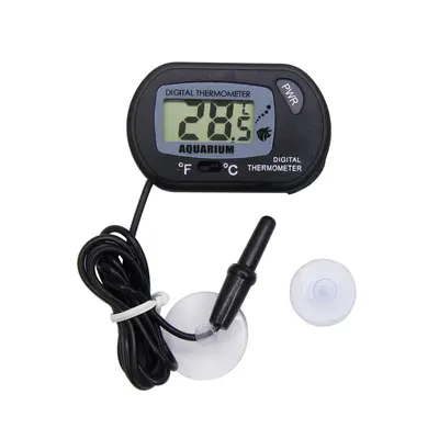 Aquarium Digital Thermometer ST-3, Waterproof, With Probe and Suction Cup