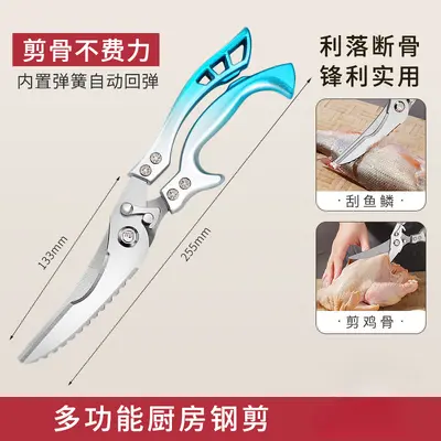 German Kitchen Shears, Titanium Steel, for Poultry Bones - 12