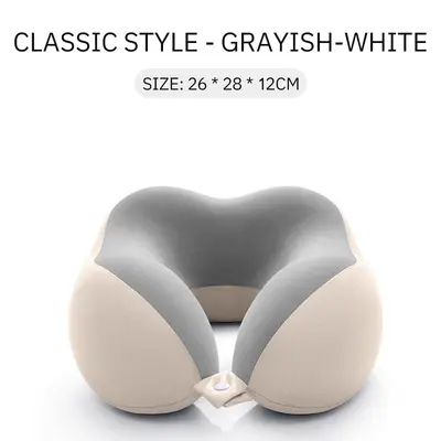 Memory Foam U-Kissen, Reisekissen für Nacken, atmungsaktiv - 7
