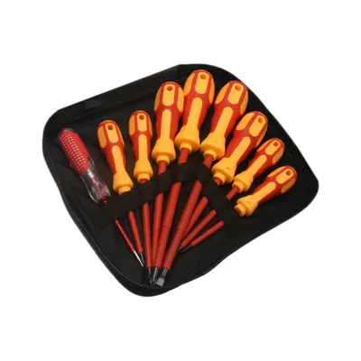 9-Piece Insulated Screwdriver Set Electrician High-Voltage Resistant