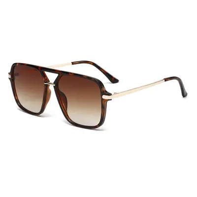3583 Double Bridge Plastic Metal Classic Sunglasses UV400 - 10