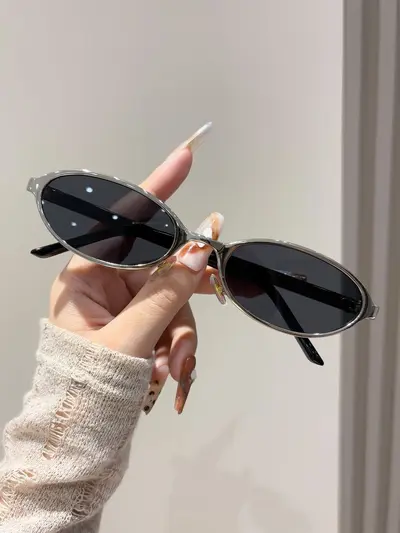 2026 Small-Frame Oval Sunglasses, UV400 Protection, Retro Style - 8