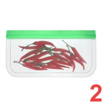 Matte PEVA-Lebensmittelbeutel, selbstverschließend, für den Kühlschrank - 12