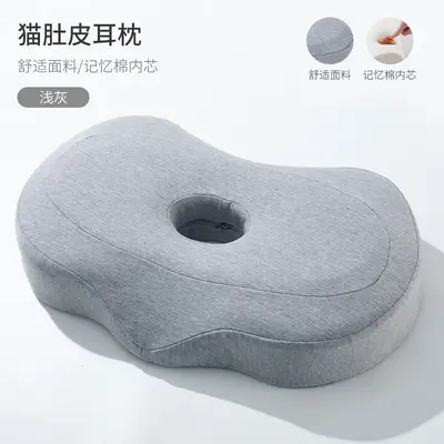 Memory foam side sleeping pillow with ear hole - 8