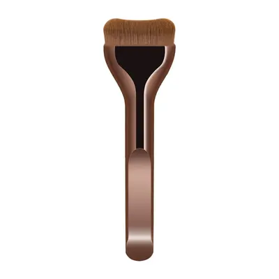 Ultra-Thin Wide Tongue-Shaped Foundation Brush, Flat Head Soft Bristle Makeup Tool - 7