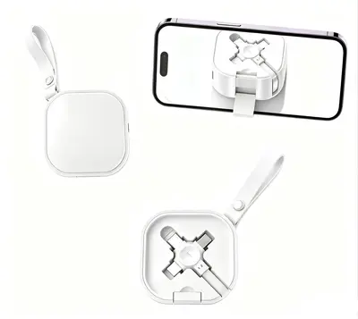 100W Süper Hızlı Şarj Type-C Apple 17 Android Üç İn Bir Veri Kablosu Araç Taşıyıcı Çok Fonksiyonlu Teleskopik Raf - 12