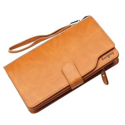 Baellerry New Model Wallet Men's Korean Version Business Zipper Tri-fold Clutch Bag Large Capacity Money Clip - 9