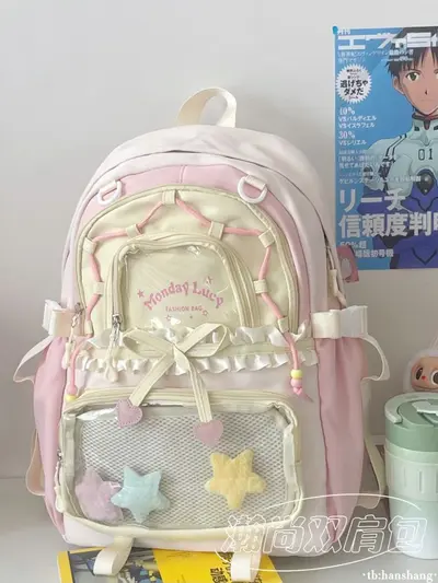 Girls' Backpack for Middle and High School, Large Capacity - 8