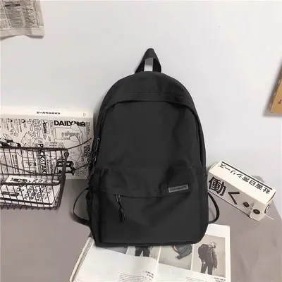 Large Capacity Men's Backpack, Simple Japanese Style, for Travel and School - 6