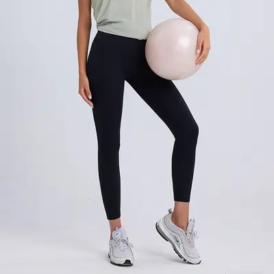 Леггинсы для йоги дышащие, одежда для йоги, спортивные брюки Peach Tight, облегающие штаны с эффектом Nude Feel, брюки Shark для женщин, для бега, одежда больших размеров - 7