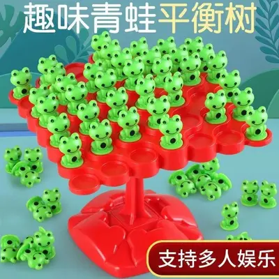 Frog Balance Tree Stacking Game for Kids, Desktop Toy for Boys and Girls