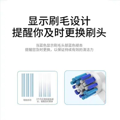 Replacement Brush Heads for Oral-B Electric Toothbrush D100/D3709, D12/D16 - 2