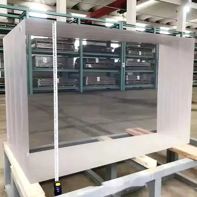 Transparent Thick Acrylic Sheet, Custom Milled and Polished, Edgeless