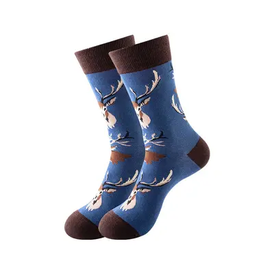 Cross-border new style personalized mid-calf cotton socks autumn and winter European and American socks men and women export fashion socks Amazon socks wholesale - 10