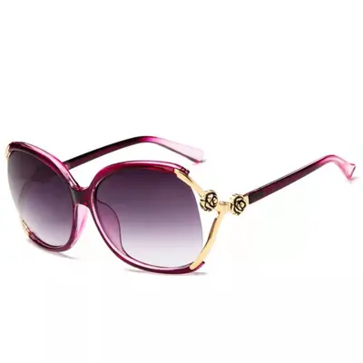 Women's Fox Head Large Frame Sunglasses, UV400 - 3