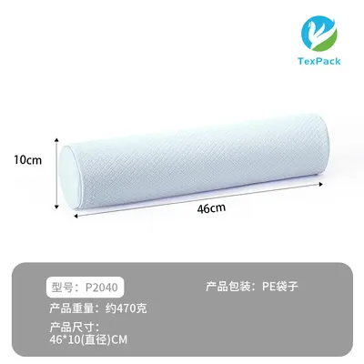 Memory-Foam-Zylinder-Nackenkissen, langsam federnde Struktur - 10