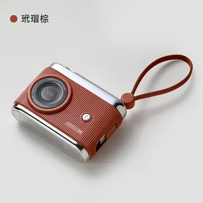 Kreative Cross-Border Kamera Powerbank mit 3C-Zertifizierung 10000mAh 22.5W integriertes Kabel Schnellladefunktion mobile Stromversorgung Blitzladung - 7