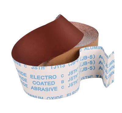 TJ113 Hand-Tear Sandpaper Roll, 10 cm Wide, for Wood - 7