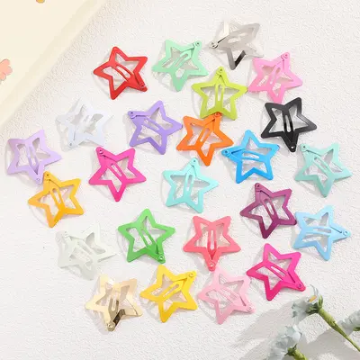 Five-Pointed Star Hair Clip for Women, Side Bangs Clip - 7