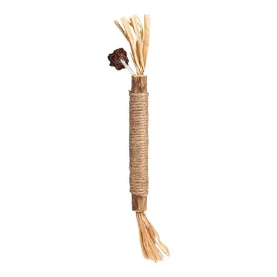 Catnip Chew Stick Raffia Cat Toy with Catnip Ball Teaser Stick - 7