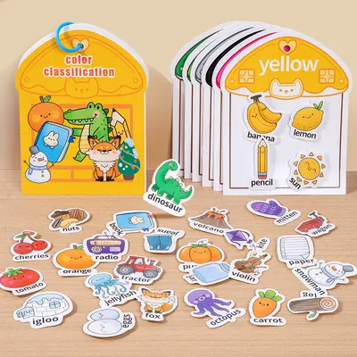 Montessori Quiet Book Magnetic Sticker Book Number Recognition Ages 3-6
