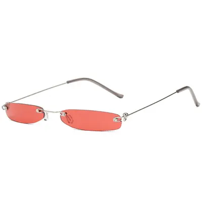Unisex Sonnenbrille mit kleinem eckigem Rahmen - 7