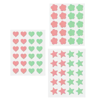 Mehrfarbig bedruckte Hydrokolloid-Akne-Patches transparent - 5