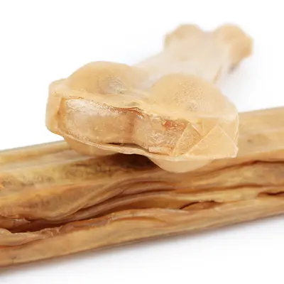 Pressed Cowhide Dog Chew Bone, Dental Cleaning Durable Treat - 3