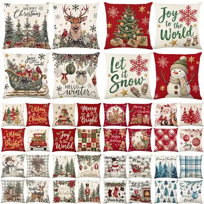Doldurulmamış, sınır ötesi, lüks Noel yastık kılıfı, polyester başucu minderi, Amazon yeni ürün, kanepe minderi toptan satış