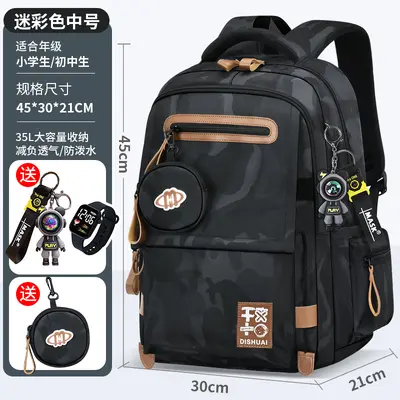 Back-Relieving School Backpack for Middle School Students - 8