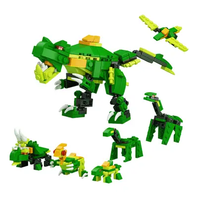 Dinozor askeri yapı blokları, eğitici oyuncak erkek çocuklar için - 6