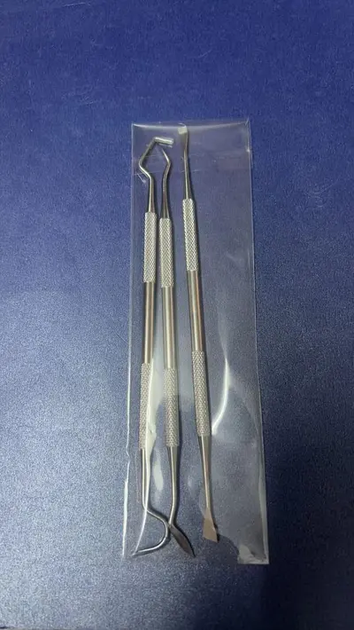 Diş temizleme seti, paslanmaz çelik, 5 parça - 13