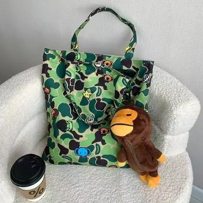 BAEP BABY Little Monkey Cartoon Student Backpack Business Laptop Backpack - 13