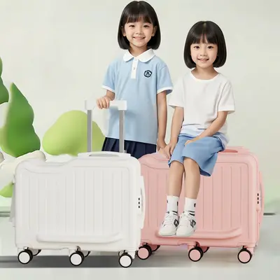 Children's Ride-On Suitcase, 6 Wheels, Combination Lock - 2