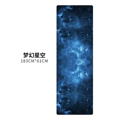 Suede-Texture Rubber Yoga Mat, 1.5 mm, Foldable - 8