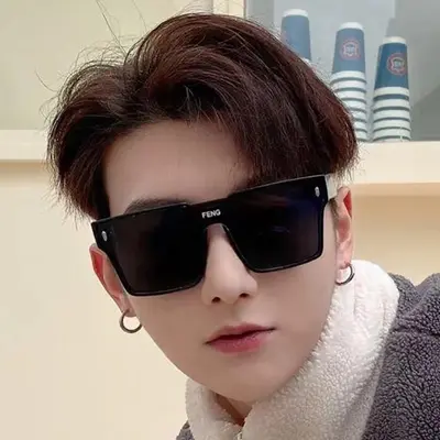 Retro Large Frame UV Protection Unisex Sunglasses - 2